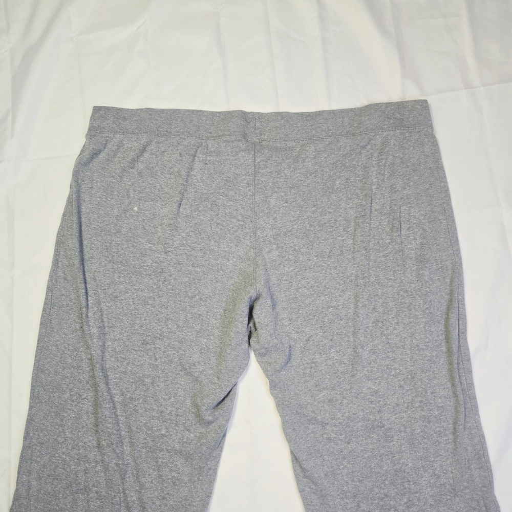 Old Navy Women's XXL Lounge Pants Gray Drawstring Wide Leg Jersey Knit Q39 - Picture 9 of 12
